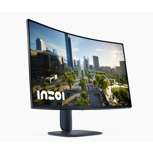 Монитор Dell AW3225DM, 31.5&quot;, VA, Curved, LED, WQHD, 2560x1440, AG, HDMI, DisplayPort, USB, черен 1