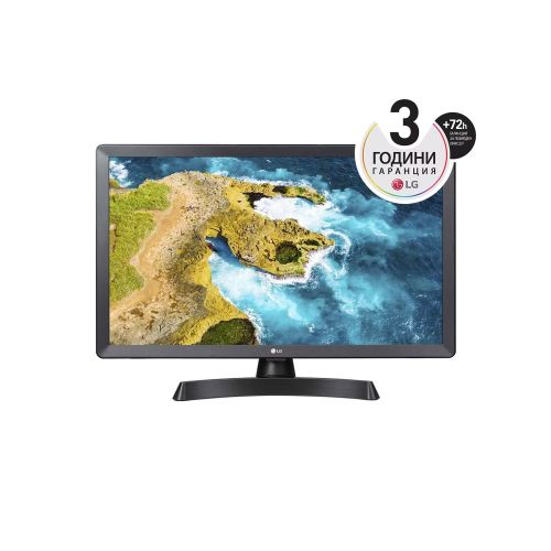 Монитор LG 24TQ510S-PZ, 23.6&quot;, WVA,14ms, Flat, LED, Smart, 1366x768, AG, HDMI, USB 2.0, черен 1