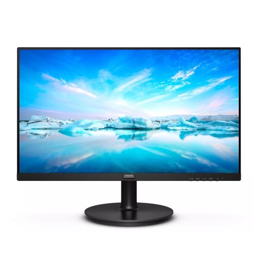 Монитор Philips 221V8, 21.5&quot;, VA, 4ms, Flat, WLED, 1920x1080, Anti-Glare, HDMI, VGA, черен 1