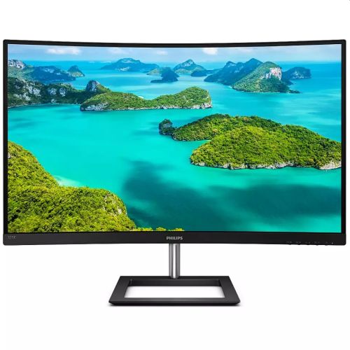 Монитор Philips 325E1C/00, 31.5&quot;, VA, Curved, WLED, 2560x1440, AG, HDMI, VGA, DisplayPort, черен 1