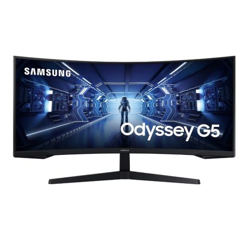 Монитор Samsung LC34G55T, 34&quot;, VA, 1ms, Curved, LED, 3440x1440, Anti-Glare, HDMI, DisplayPort, черен 1