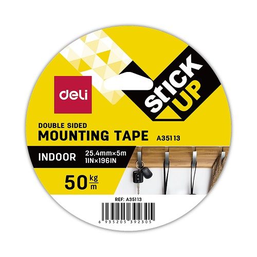 Монтажна лента Deli Stick Up EA35113, 25.4 мм х 5 м, издържливост 50 кг/м — Joya.bg 1