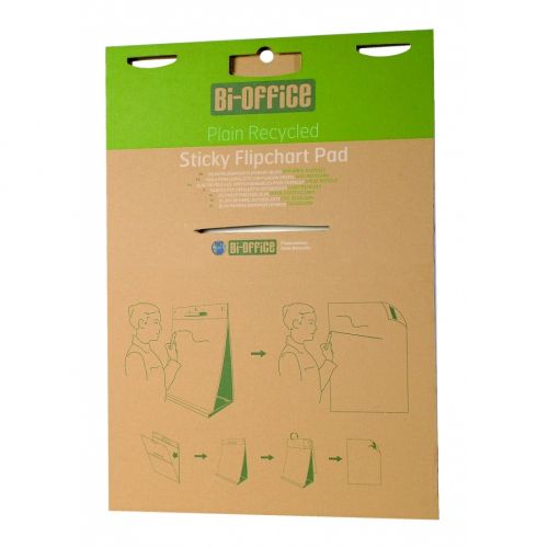 Настолен флипчарт Bi-Office EARTH, хартиен блок 20 самозалепващи листа, 500x585 мм — Joya.bg 1
