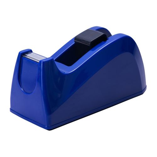 Настолен тиксодържач Deli Quali E814, 120x57x60 мм, за ленти до 19 мм х 33 м, син — Joya.bg 1
