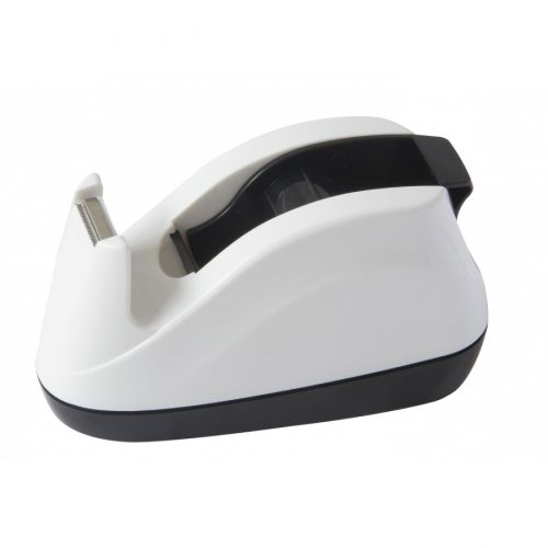 Настолен тиксодържач Deli Vivid E808, 123x57x65 мм, за ленти до 19 мм х 33 м, бял — Joya.bg 1