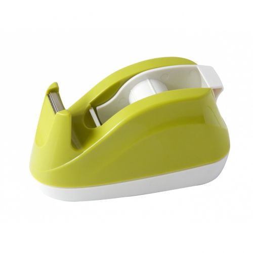 Настолен тиксодържач Deli Vivid E808, 123x57x65 мм, за ленти до 19 мм х 33 м, зелен — Joya.bg 1