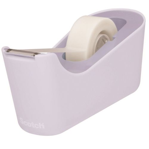 Настолен тиксодържач Scotch C18L Lavender, за 19 мм х 33 м, 73х162х64 мм, лилав — Joya.bg 1