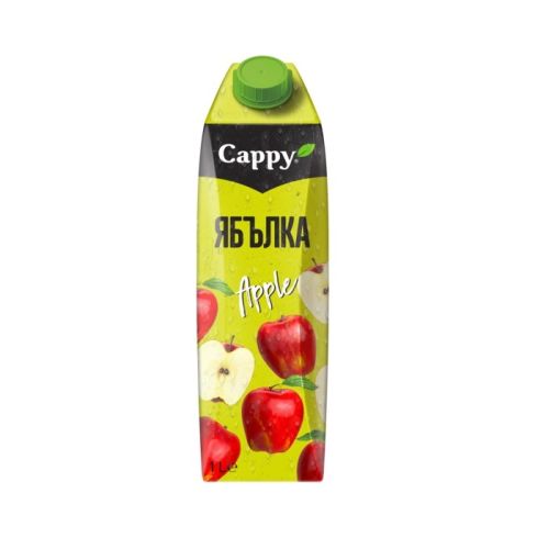 Натурален сок Cappy Ябълка 50 %, бутилка, 1 л — Joya.bg