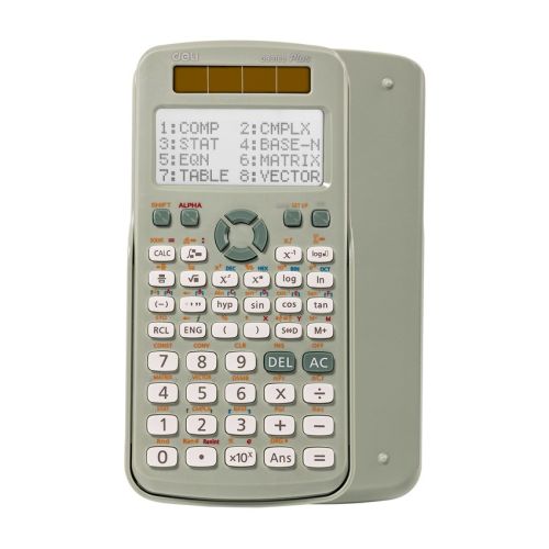 Научен калкулатор Deli ED991ES, 10+2 dgt, 171.9х83х17.5 мм, зелен, с капак — Joya.bg 1
