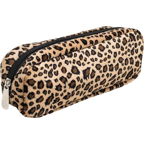 Несесер EXACOMPTA Leopard, с цип, 22х6х8 см, мека изкуствена кожа с леопардов принт 1