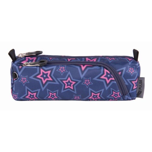 Несесер с две отделения PULSE Pink Stars, син — Joya.bg