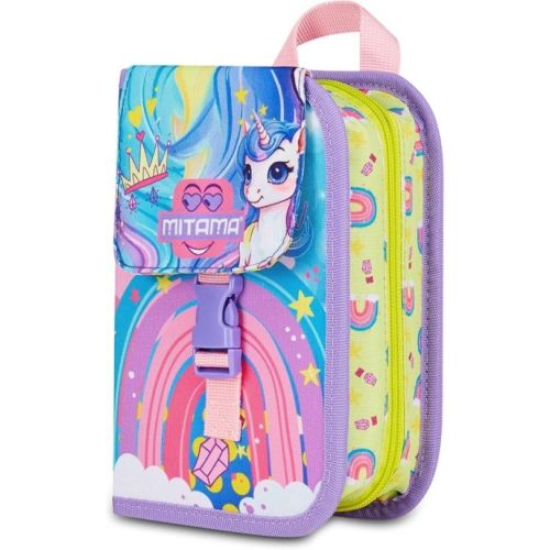 Несесер с пълнеж MITAMA 4-ZIP от 43 бр. средства, 3 отделения, микс 3 дизайна за момиче 3