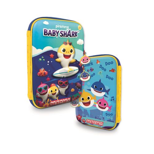 Несесер с пълнеж MITAMA Baby Shark 3D от 8 флумастери и 8 восъчни пастели — Joya.bg 1