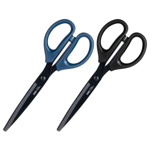 Ножица Deli Classic, E6009S, 180 мм, симетрични дръжки, полирана черна стомана 1