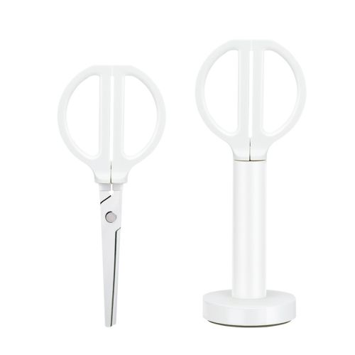 Ножица Deli NuSign, ENS051, 170 мм, с поставка, бяла — Joya.bg 1