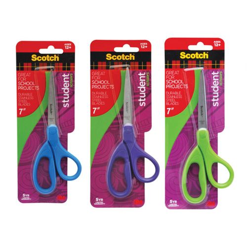 Ножица Scotch Student, 180 мм, заострени върхове, ергономични дръжки — Joya.bg 1