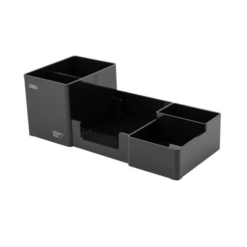 Органайзер за бюро Deli, EZ00220, 6 отделения, 152х190х142 мм, черен — Joya.bg 1