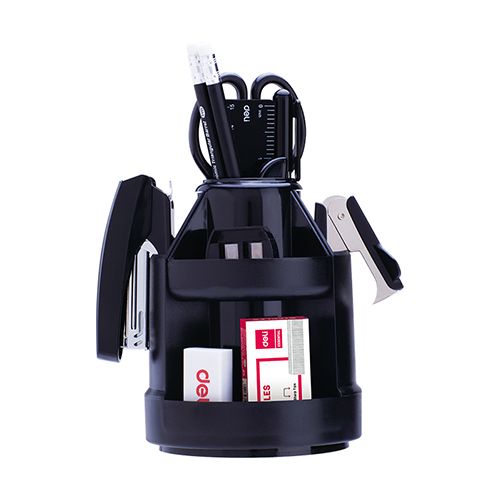 Органайзер за бюро Deli Maxi, E38250A, окомплектован, 15 части, черен — Joya.bg 1