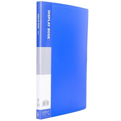 Папка с 20 джоба Deli Classic, E38145, A4, PP, синя — Joya.bg 1