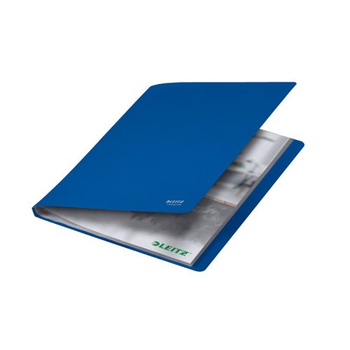 Папка с 20 джоба LEITZ Recycle, A4, рециклиран РР, синя — Joya.bg 1