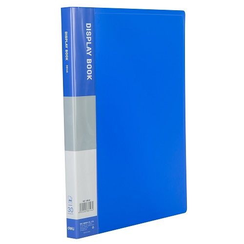 Папка с 30 джоба Deli Classic, E38146, A4, PP, синя — Joya.bg 1