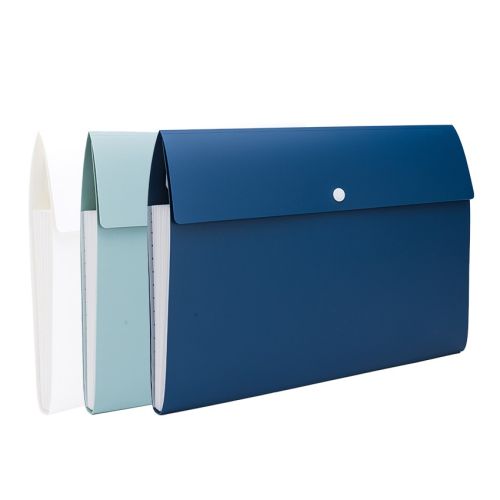 Папка с 8 отделения Deli Linfini, EF606, A4, PP, с индекси, синя — Joya.bg 1