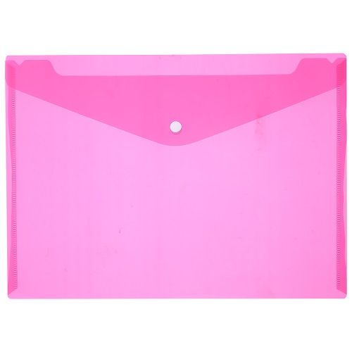 Папка с копче Deli AURORA, E5505, A4, PP 160 mic, кристална, прозрачно червена — Joya.bg 1