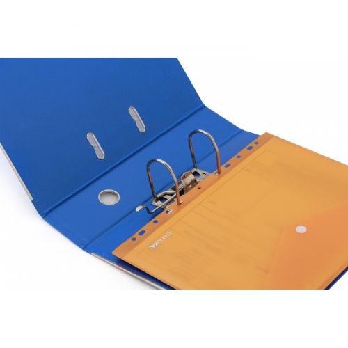 Папка с копче и европерфорация DONAU, A4, PP 200 mic, прозрачно светлосиня — Joya.bg 1