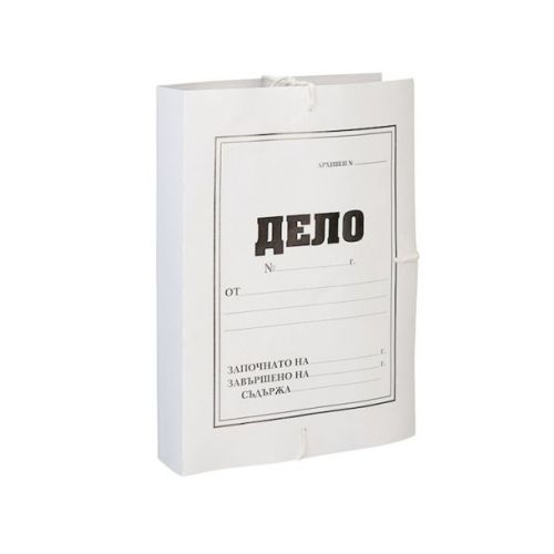 Папка с връзки тип Дело Economic, A4+, картонен гръб 80 мм  2