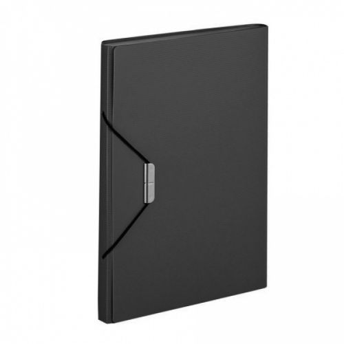 Папка със 7 отделения и ластик Deli Start, E5554, A4, РР 700 mic, черна — Joya.bg 1