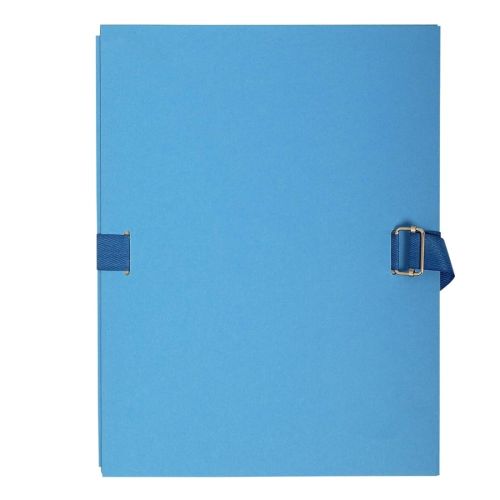 Папка за архивиране EXACOMPTA, A4+, борд 130 мм, картон 1000 г, лента с катарама, бяла — Joya.bg 1