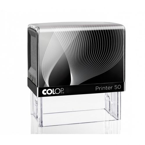 Печат Colop Printer 50, правоъгълен, 30х69 мм, черен тампон — Joya.bg 1