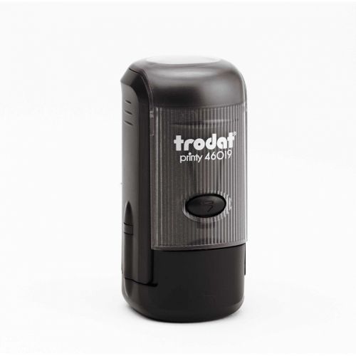 Печат Trodat Printy 46019, кръгъл, D19 мм, с капаче, син тампон — Joya.bg 1