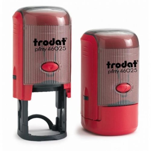 Печат Trodat Printy 46025, кръгъл, D25 мм, с капаче, син тампон — Joya.bg