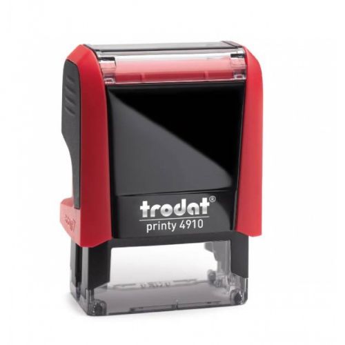 Печат Trodat Printy 4910, правоъгълен, 26х9 мм, син тампон — Joya.bg 1