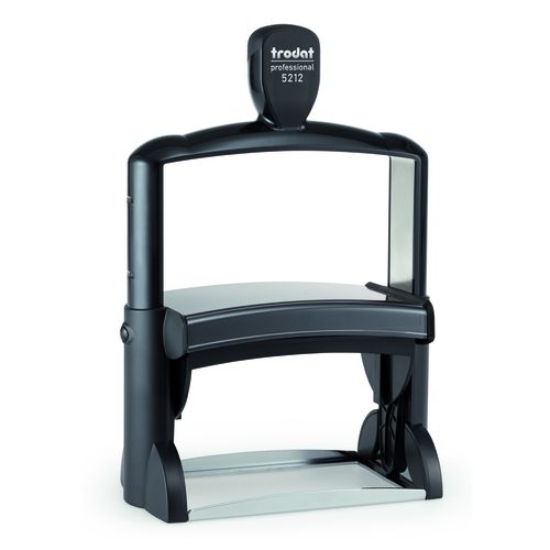 Печат Trodat Professional 5212, метален, правоъгълен, 116х70 мм, син тампон 1