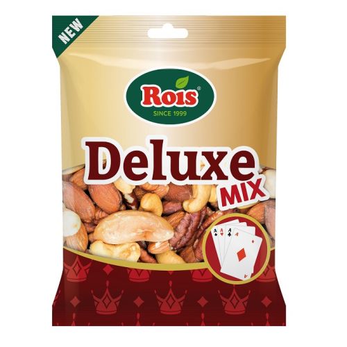 Печени ядки Rois MiХ DeluХe, бадеми, кашу, фъстъци, бразилски орех и пекан, пакет 150 г — Joya.bg