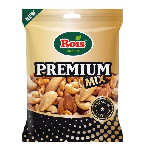 Печени ядки Rois MiХ Premium, бадеми, кашу, лешници и шам фъстък, пакет 150 г — Joya.bg