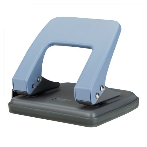 Перфоратор Deli Start E0102, за 20 л.(80 г), с ограничител, метален, син 1