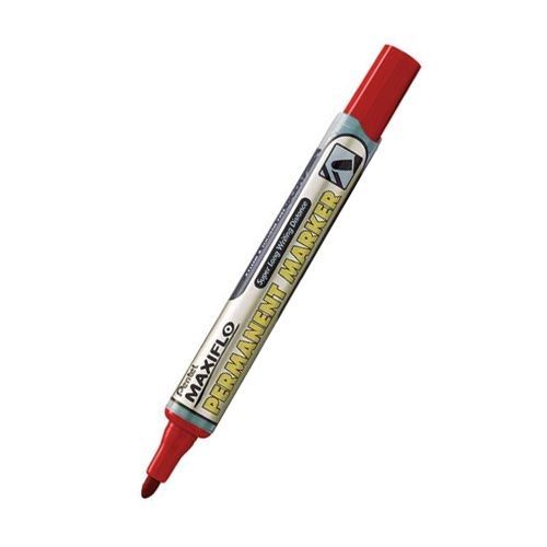 Перманентен маркер Pentel Maxiflo, объл връх 4.5 мм, червен — Joya.bg 1