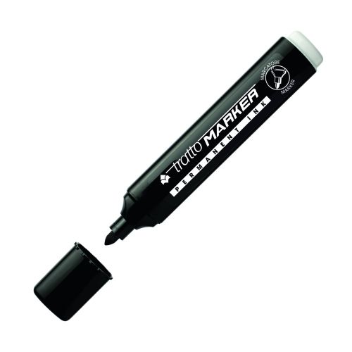Перманентен маркер tratto MARKER, объл връх 4.7 мм, черен — Joya.bg 1