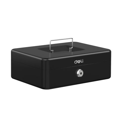 Персонална метална каса Deli ET505, 250х180х85 мм, черна — Joya.bg 1