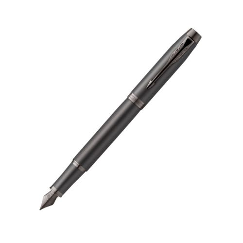 Писалка PARKER IM Prof Monochrome Bronze, метално тяло и клип, черен 1
