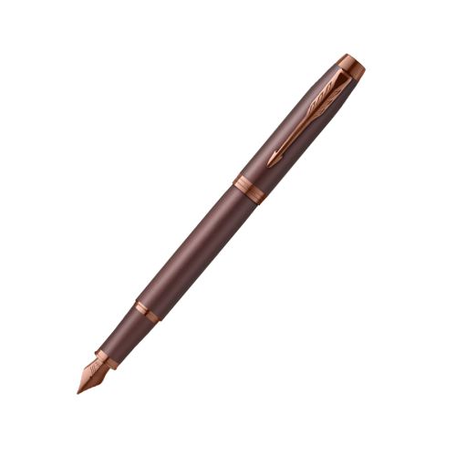 Писалка PARKER IM Prof Monochrome Burgundy, метално тяло и клип, черен 1