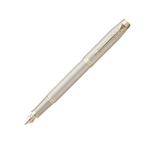 Писалка PARKER IM Prof Monochrome Champagne, метално тяло тяло и клип, черен 1