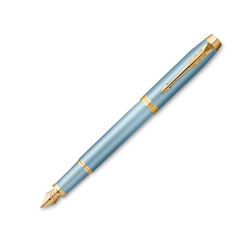 Писалка PARKER Royal IM Rituals Green CT, стоманено тяло, хромиран клип, син 1