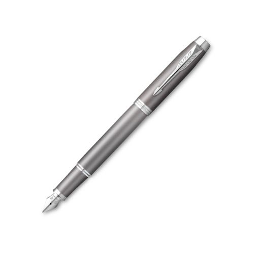 Писалка PARKER Royal IM Rituals Grey CT, стоманено тяло, хромиран клип, син 1