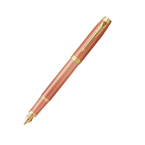 Писалка PARKER Royal IM Rituals Orange GT, стоманено тяло, позлатен клип, син 1