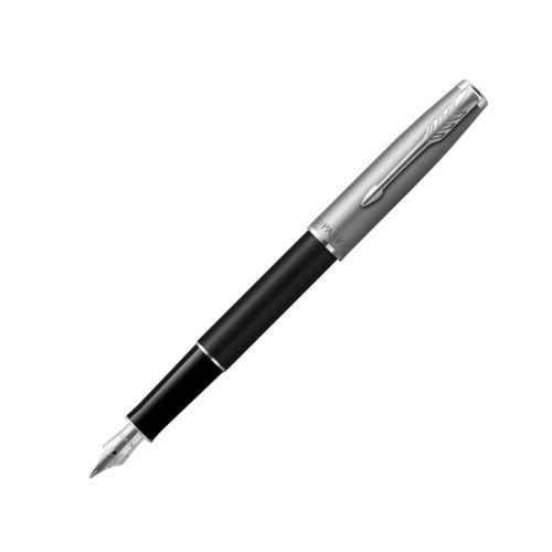 Писалка PARKER Royal Sonnet Essential Black, стоманено тяло, хромиран клип, черен 1