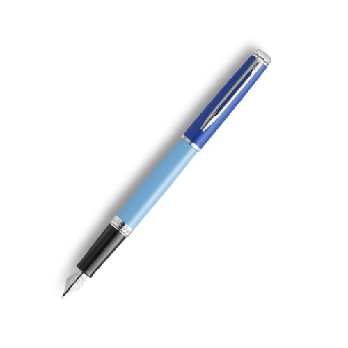 Писалка Waterman Hemisphere Blue CT, стоманено тяло, хромиран клип, син 1